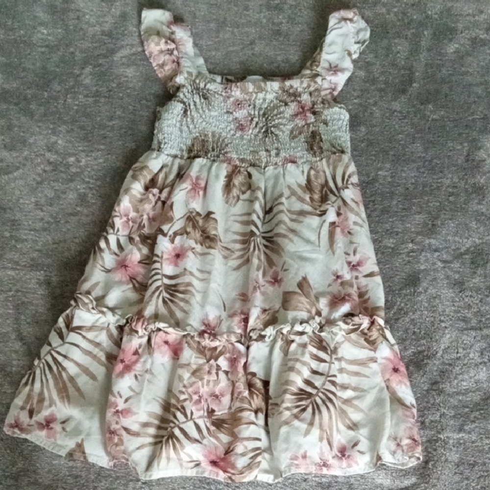 The Children's Place Smocked Tropical Sundress
